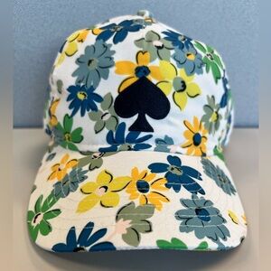 NWT Kate Spade NY Logo Floral Baseball Cap